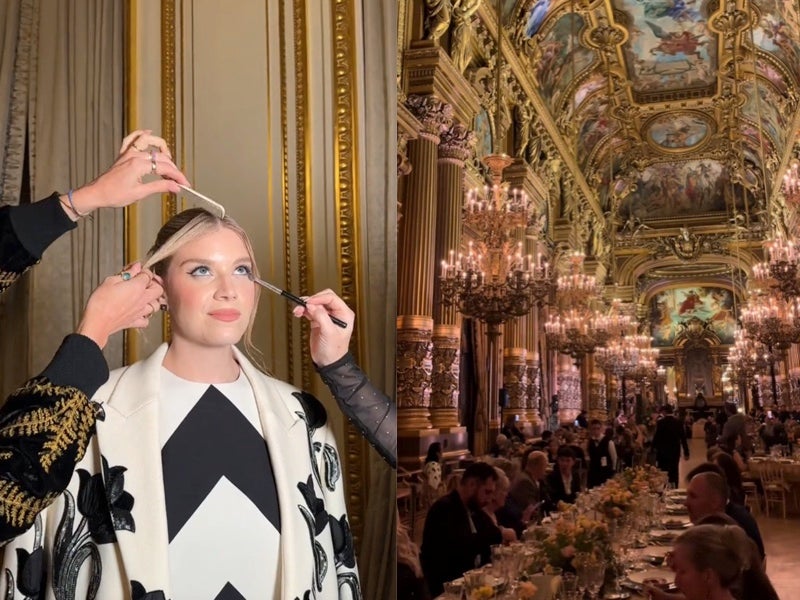 Woman throws wedding of the century at Paris Opera House with